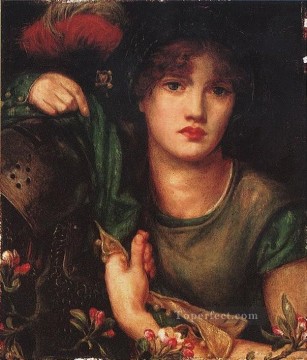  Green Art - My Lady Greensleeves Pre Raphaelite Brotherhood Dante Gabriel Rossetti